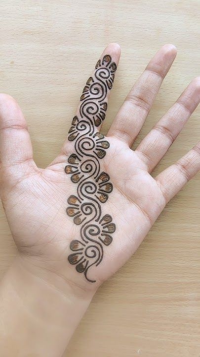 সিম্পল মেহেদি ডিজাইন ফটো