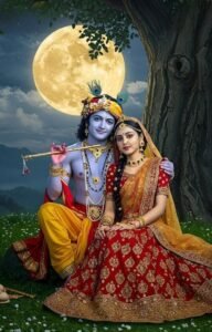 দোল পূর্ণিমার রাধা কৃষ্ণের ছবি