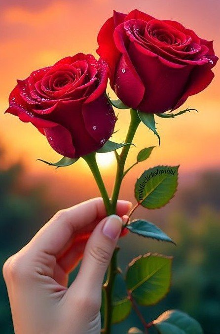 হাতে গোলাপ ফুলের ছবি ডাউনলোড