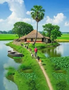 গ্রামের দৃশ্য পিক