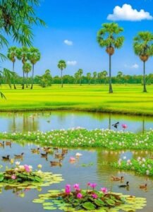 বাংলাদেশের গ্রামের দৃশ্য