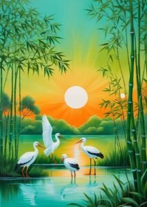 শীতকালের গ্রামের দৃশ্য ছবি